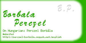 borbala perczel business card
